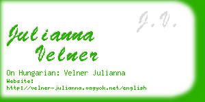 julianna velner business card